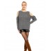 Grobstrick Pullover mit Cut-Out